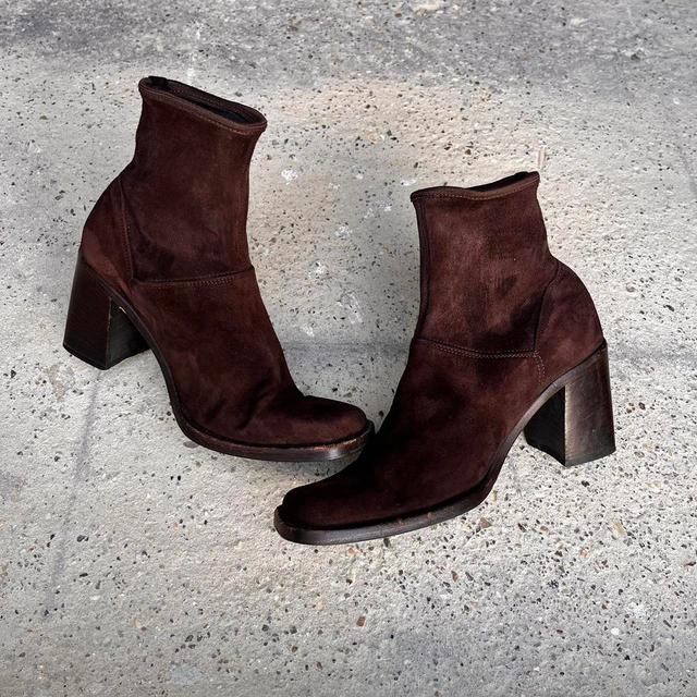 Vintage Women's Ankle Boots - Brown - UK 4 on Productcaster.