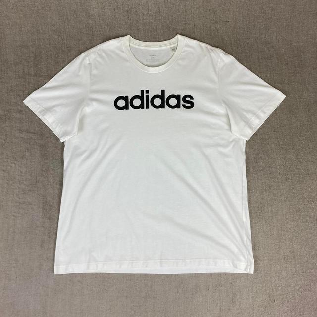 Adidas Men's T-shirt - White - XL on Productcaster.