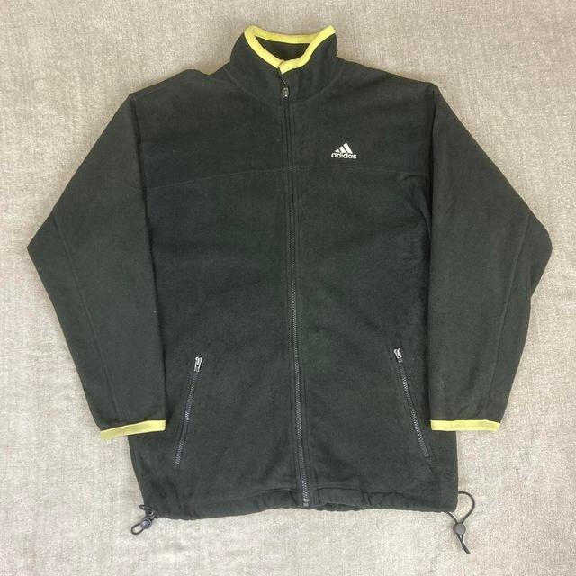 Adidas Men's Fleece Jacket - Black - L on Productcaster.