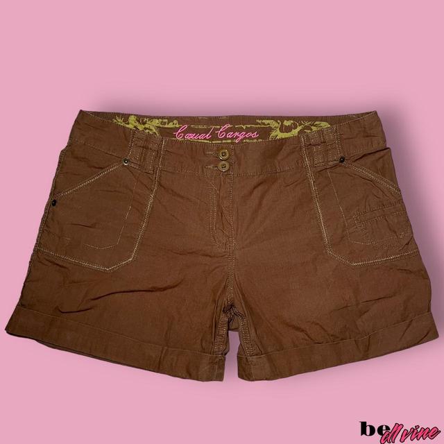 Vintage Women's Shorts - Brown - UK 14 on Productcaster.