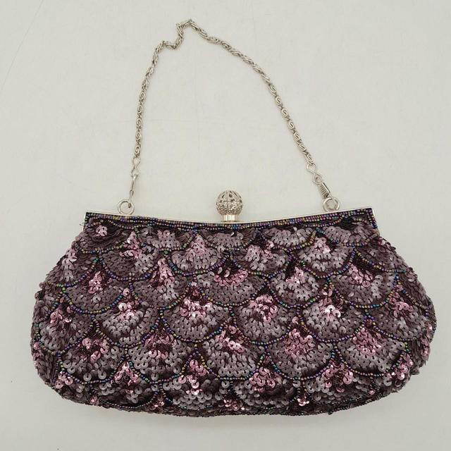 Vintage Women's Shoulder bags - Purple/Multi on Productcaster.