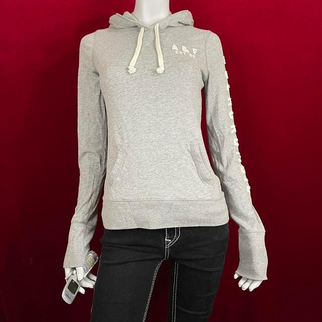 Abercrombie & Fitch Women's Hoodie - Grey - S on Productcaster.