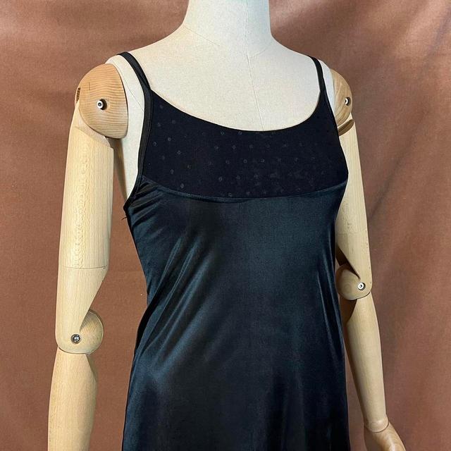 Vintage Women's Slip Dress - Black - 10 on Productcaster.