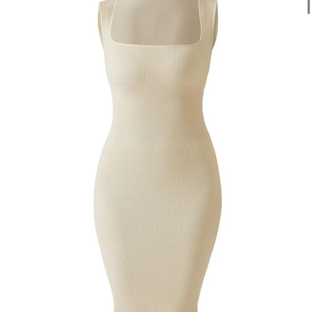 Zara Women's Bodycon Dress - Cream - S on Productcaster.