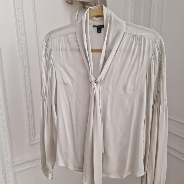 Ann Taylor Women's Blouse - White - XS on Productcaster.