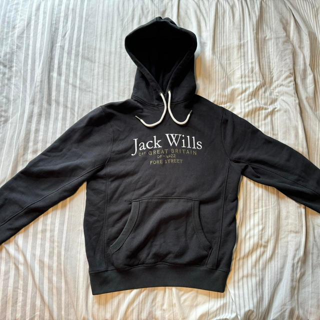 Jack Wills Men's Hoodie - Black - S on Productcaster.