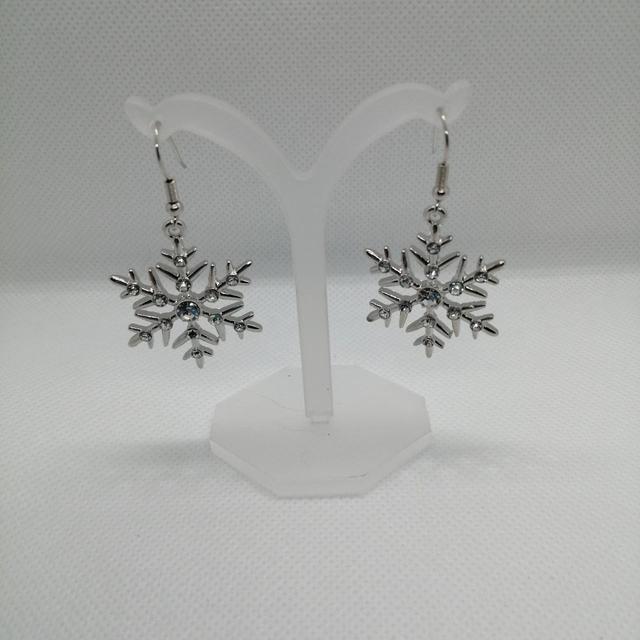 Women's Earrings - Silver on Productcaster.