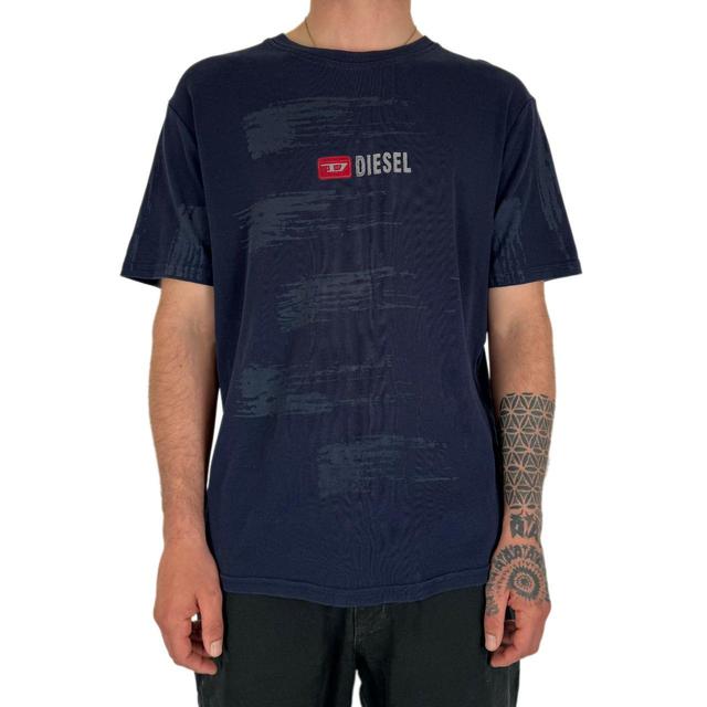 Diesel Men's T-shirt - Navy - L on Productcaster.