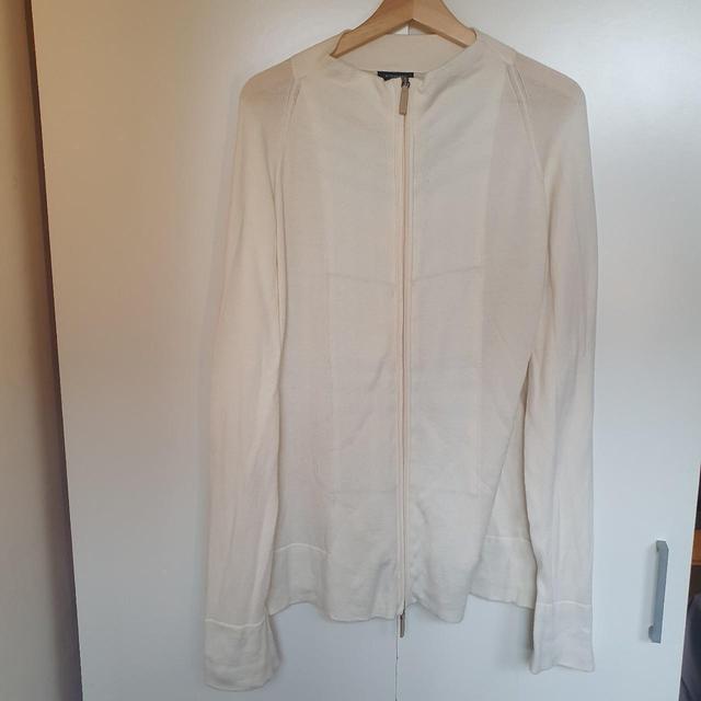 Burberry Men's Cardigan - White - XL on Productcaster.