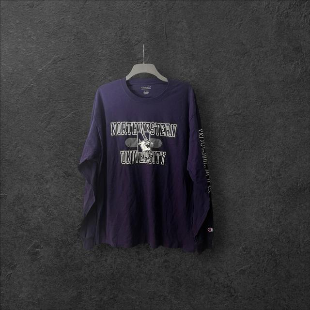 Champion Men's T-shirt - Purple - L on Productcaster.