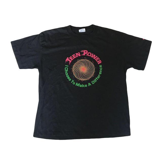 Vintage Men's T-shirt - Black - XL on Productcaster.