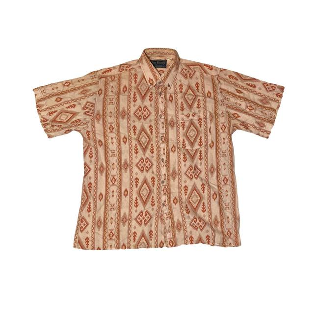 Vintage Men's Shirt - Pink - L on Productcaster.