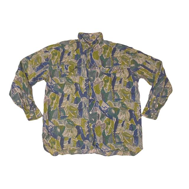 Vintage Men's Shirt - Green - XL on Productcaster.