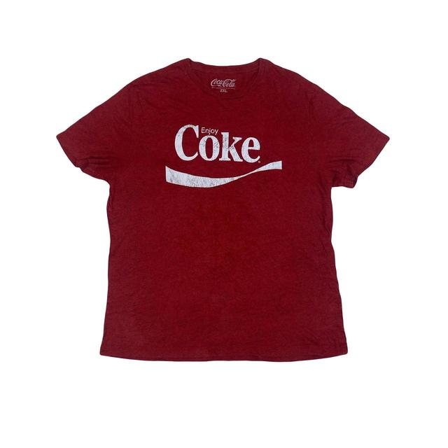 Vintage Men's T-shirt - Red - XXL on Productcaster.