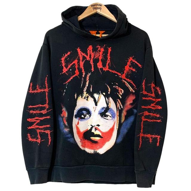 Vlone Men's Hoodie - Black - M on Productcaster.