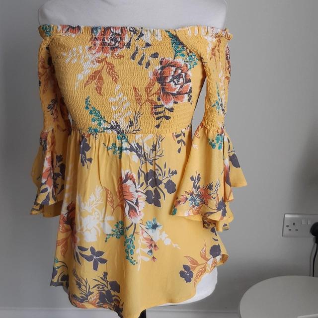 River Island Women's Blouse - Yellow - 8 on Productcaster.