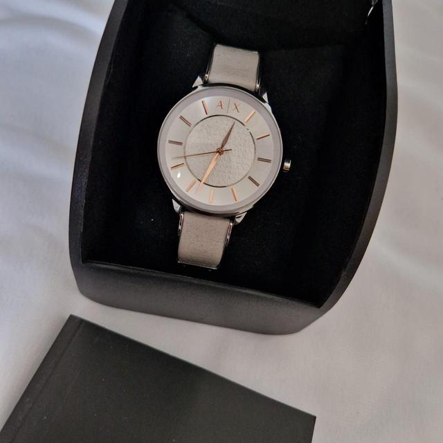 Armani Women's Casual Watch - Grey/Silver on Productcaster.