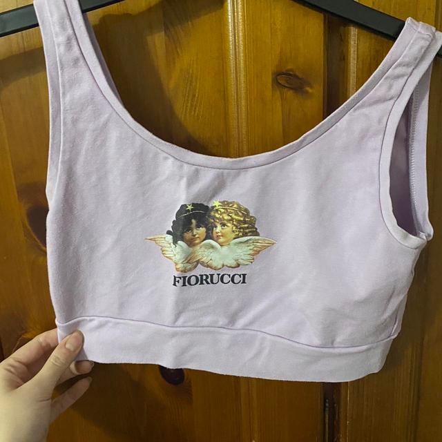 Fiorucci Women's Crop top - Purple - 6 on Productcaster.