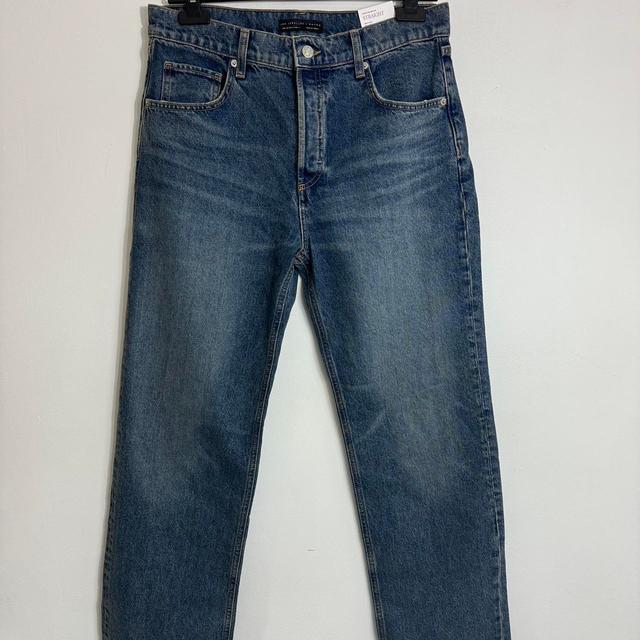 Mango Women's Straight leg Jeans - Blue/Navy - UK 10 on Productcaster.