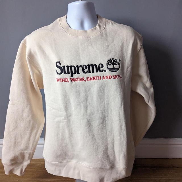 Supreme Men's Jumper - Cream - M on Productcaster.