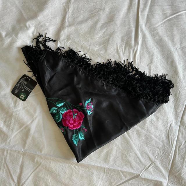 Women's Scarf - Black on Productcaster.