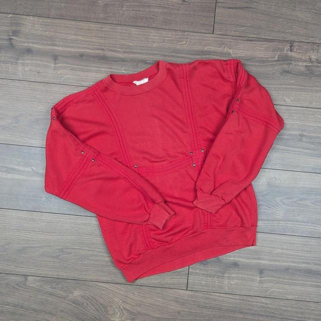 Vintage Women's Sweatshirt - Red - S on Productcaster.