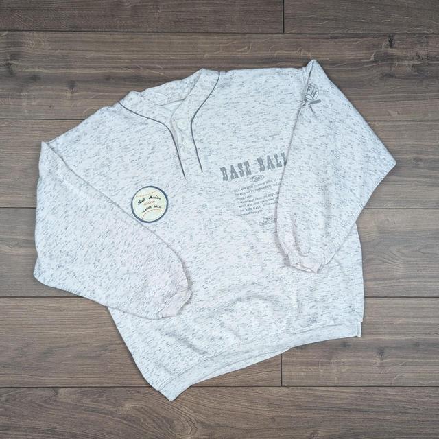 Vintage Men's Sweatshirt - Grey - M on Productcaster.