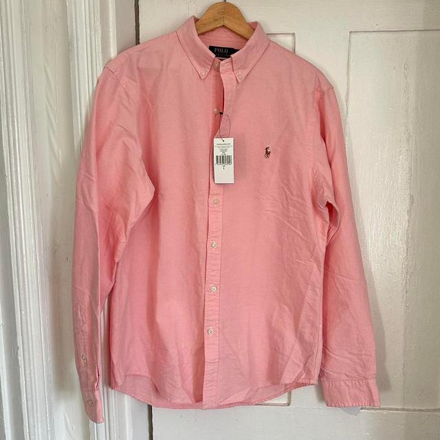 Ralph Lauren Men's Shirt - Pink - L on Productcaster.