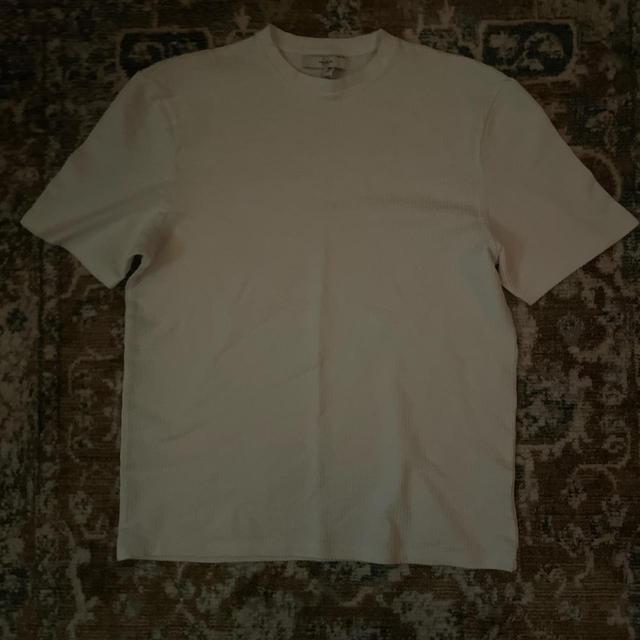 River Island Men's T-shirt - White/Cream - M on Productcaster.