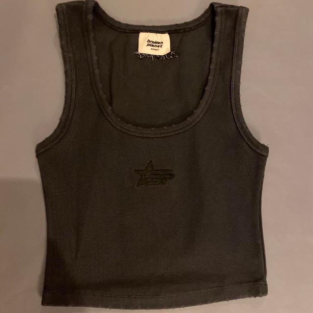 Broken Planet Women's Vest - Grey/Black - S on Productcaster.