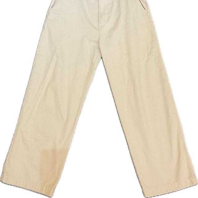 Tommy Hilfiger Women's Straight leg Cargo Trousers - Tan/Cream - UK 6 on Productcaster.