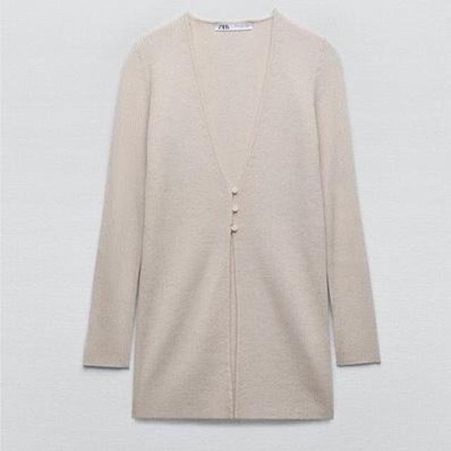 Zara Women's Cardigan - Cream - M on Productcaster.