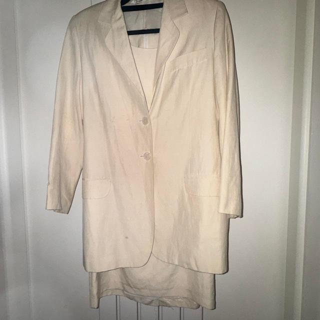 Marks & Spencer Women's Blazer Dress - White/Cream - 8 on Productcaster.