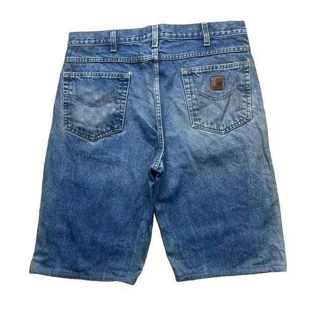 Carhartt Men's Shorts - Blue - 36" on Productcaster.