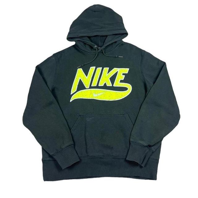 Nike Men's Hoodie - Green - M on Productcaster.