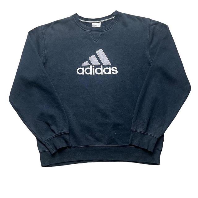 Adidas Men's Sweatshirt - Black/Grey - M on Productcaster.