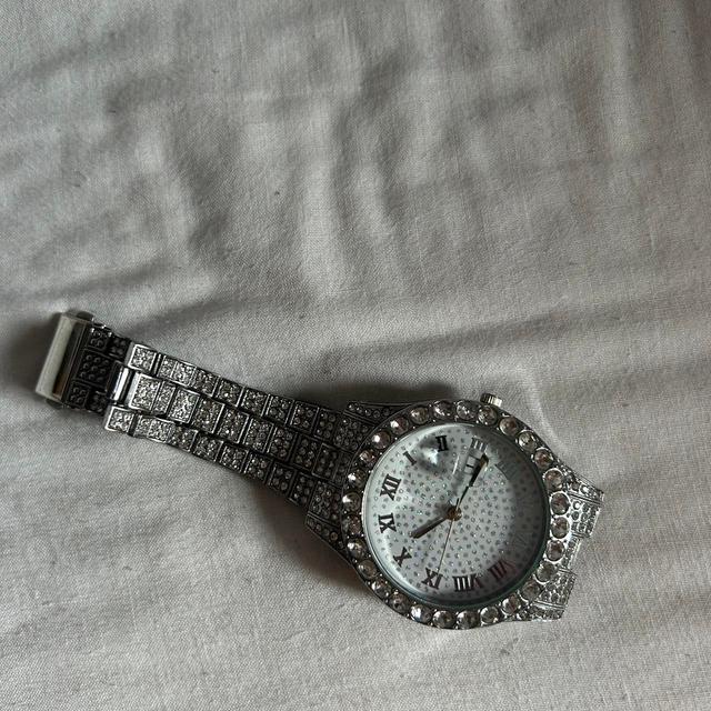 Men's Watch - Silver/Grey on Productcaster.