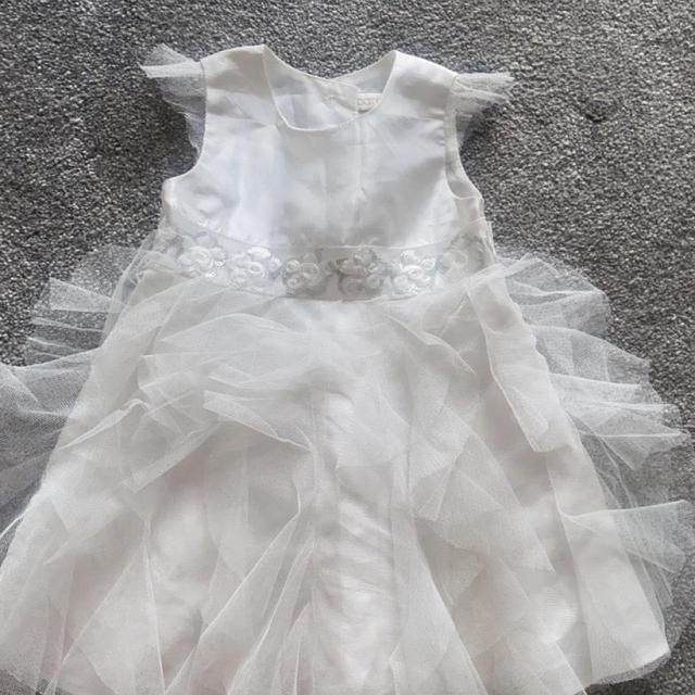 BHS Kids' Special Occasion Dress - White on Productcaster.