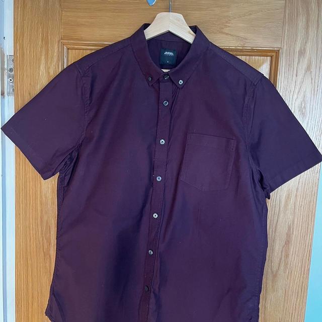 Burton Men's Shirt - Burgundy - L on Productcaster.