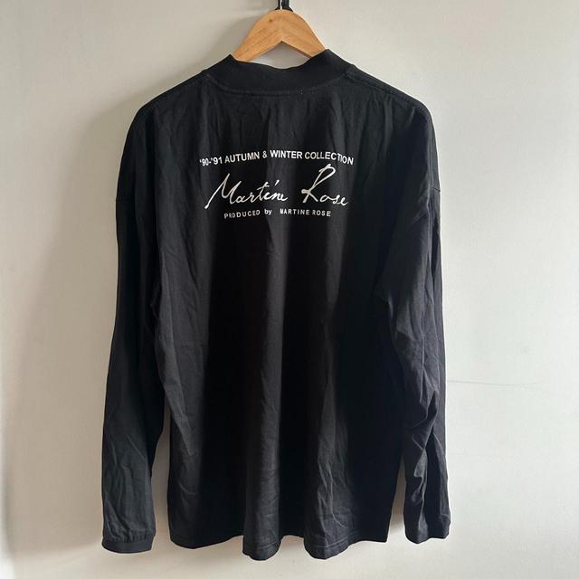 Martine Rose Men's T-shirt - Black - L on Productcaster.