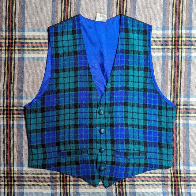 Vintage Men's Vest - Blue - XL on Productcaster.