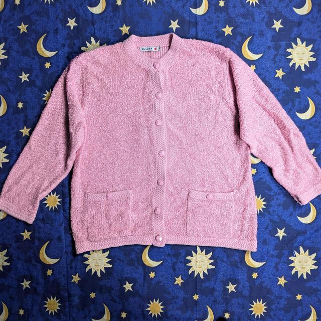 Preloved Women's Cardigan - Pink - 20 on Productcaster.