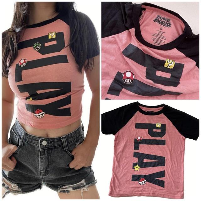 Vintage Women's Crop top - Multi - XS on Productcaster.