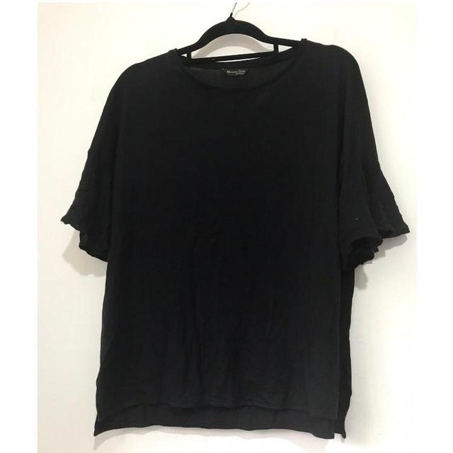 Massimo Dutti Women's Blouse - Black - S on Productcaster.