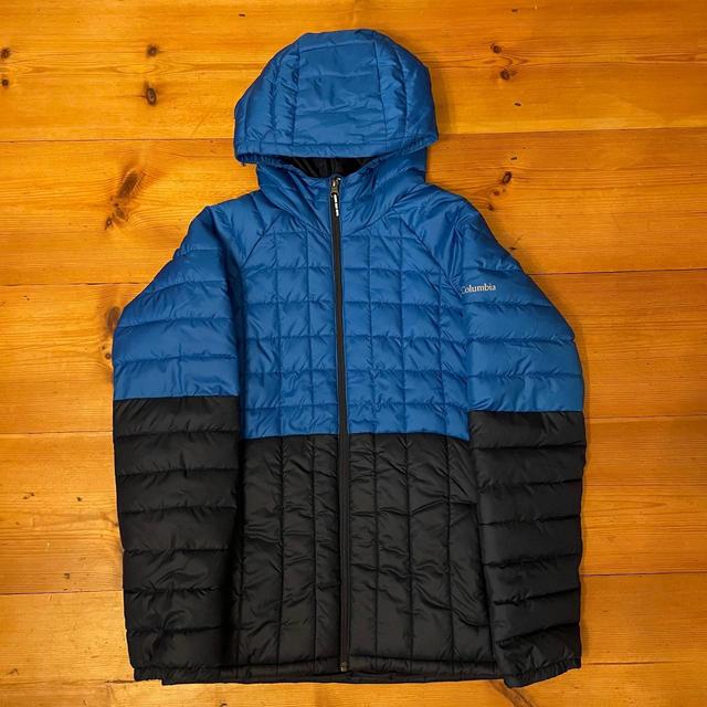 Columbia Sportswear Men's Puffer Jacket - Navy - S on Productcaster.