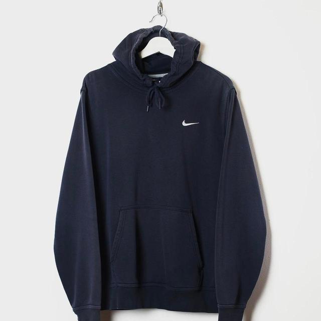 Nike Men's Hoodie - White/Navy - M on Productcaster.