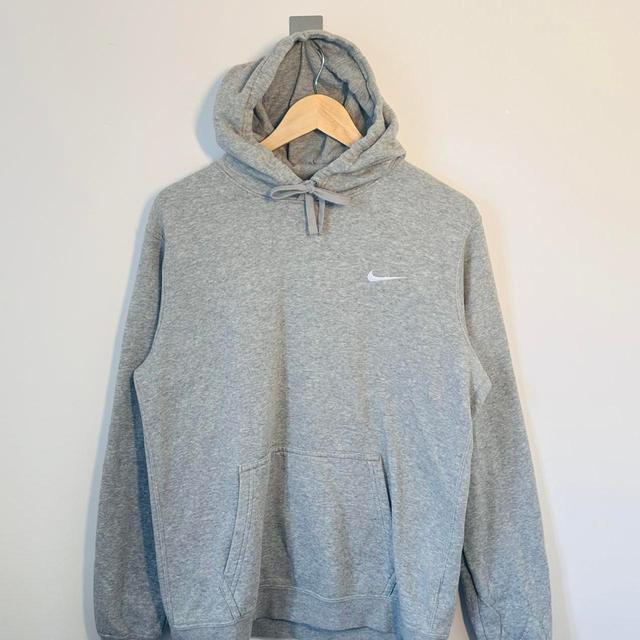 Nike Men's Hoodie - Grey/White - M on Productcaster.