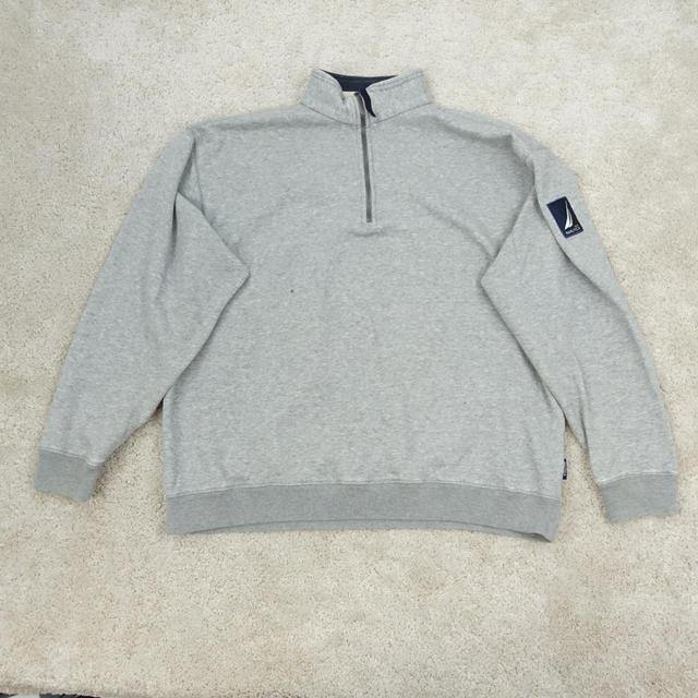 Nautica Men's Sweatshirt - Grey - M on Productcaster.