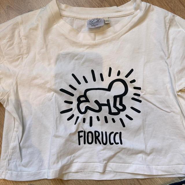 Fiorucci Women's T-shirt - White/Cream - 6 on Productcaster.