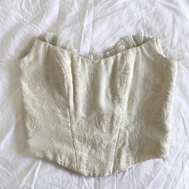 Vintage Women's Corset - White - 12 on Productcaster.